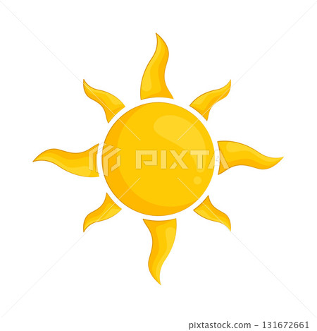 Illustration of sun  131672661