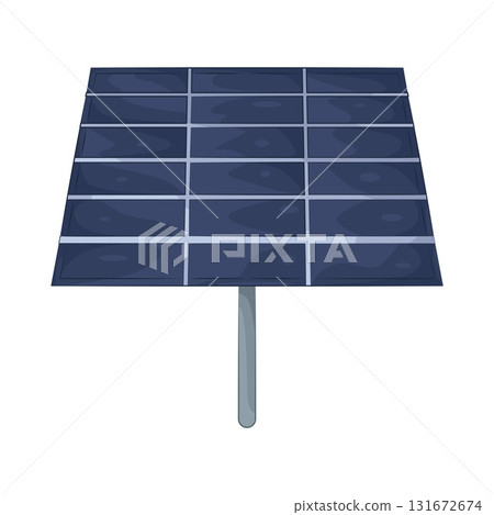 Illustration of solar panel 131672674