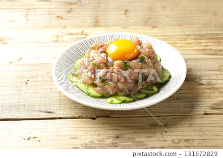 Spanish mackerel tartare Spanish mackerel tartare 131672829