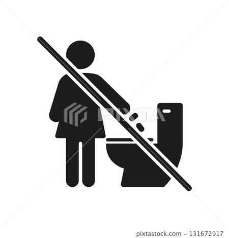 Person Disposing Garbage In Toilet Prohibited Solid Icon. Waste Management And Environmental Protection Silhouette Symbol. Proper Disposal Of Medication. Isolated Vector Illustration Person Disposing Garbage In Toilet Prohibited Solid Icon. Waste Management And Environmental Protection Silhouette Symbol. Proper Disposal Of Medication. Isolated Vector Illustration 131672917