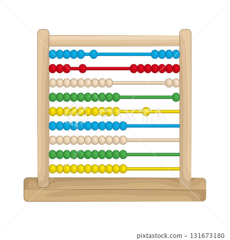Illustration of abacus Illustration of abacus 131673180