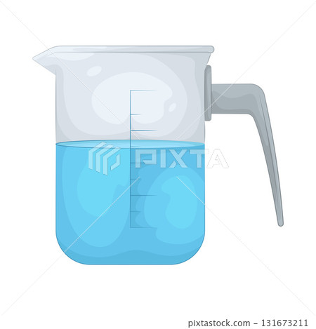 Illustration of beaker  131673211
