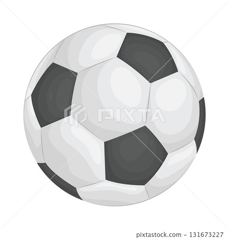 Illustration of soccer ball  131673227