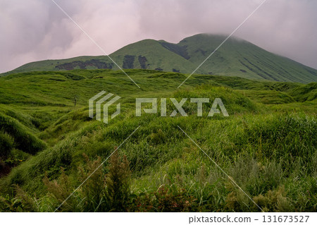 The idyllic scenery of Kusasenri in Aso 131673527