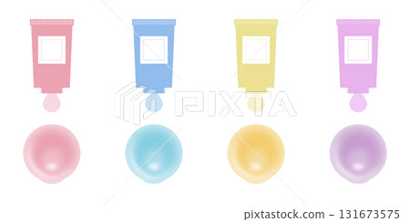 簡單的身體霜和乳液圖像素材 131673575