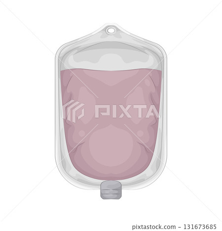 Illustration of iv bag 131673685