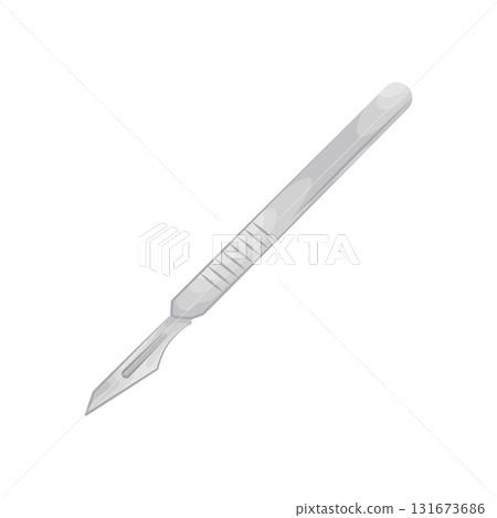 Illustration of scalpel Illustration of scalpel 131673686