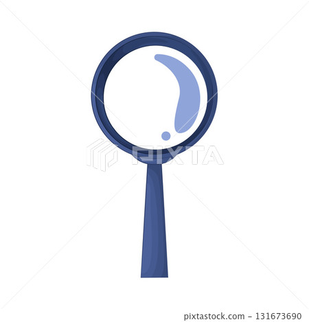 Illustration of magnifying glass Illustration of magnifying glass 131673690