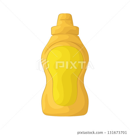 Illustration of mustard sauce Illustration of mustard sauce 131673701