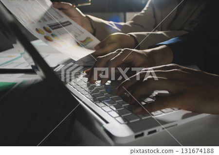 business people in meeting discussing plans together business people in meeting discussing plans together 131674188