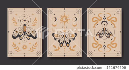 Mystic boho poster designs Mystic boho poster designs 131674306