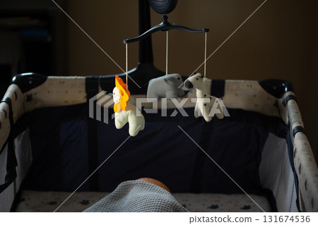 Baby Crib Mobile With Colorful Animal Toys for Soothing Infants During Nap Time Baby Crib Mobile With Colorful Animal Toys for Soothing Infants During Nap Time 131674536