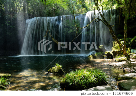 熊本縣阿蘇市夢幻般的鍋子滝瀑布 131674609