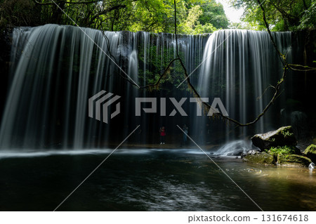 熊本縣阿蘇市夢幻般的鍋子滝瀑布 131674618