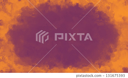 水彩風格萬聖節圖像框架背景 水彩風格萬聖節圖像框架背景 131675393