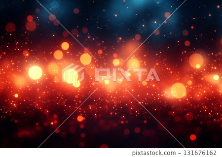 Pink And Orange Lights Bokeh Background 131676162