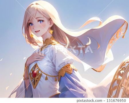 一位帶著溫柔微笑的女人 131676950