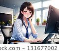 business woman thinking 131677002