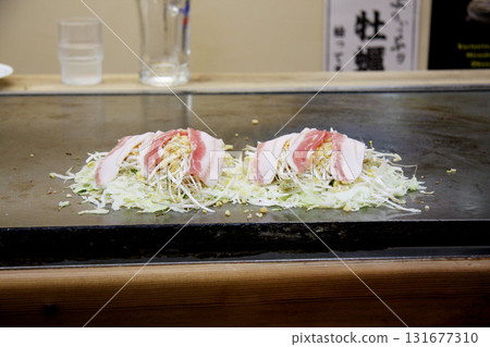 Hiroshima-style Okonomiyaki Hiroshima Hiroshima-style Okonomiyaki Hiroshima 131677310