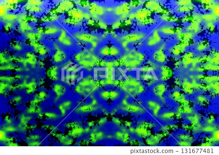 Abstract green blue symmetry for decoration Abstract green blue symmetry for decoration 131677481