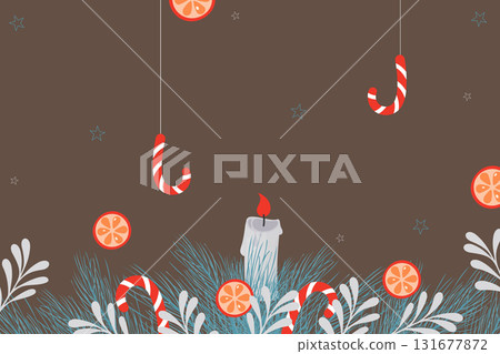 merry christmas postcard merry christmas postcard 131677872