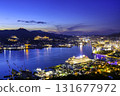 Nagasaki's beautiful night view, recognized as one of the world's new top three night views (Mt. Nabekanmuri, Nagasaki City, Nagasaki Prefecture) 131677972