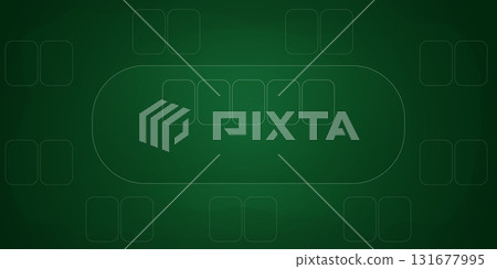 Poker table top view green cloth texture empty board background, bg. Playing field for card games, casino concept. Poker table top view green cloth texture empty board background, bg. Playing field for card games, casino concept. 131677995