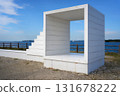 East House, a popular art spot on Sakushima Island, where the white cube stands out 131678222