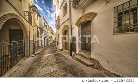 Street Scene, Traditional Architecture, Plasencia, Spain 131678335