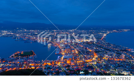 One of Japan's three greatest night views: the night view from Mt. Hakodate 131678362
