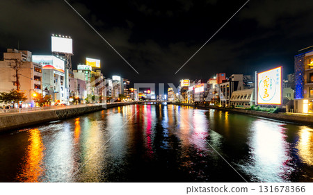 福岡縣博多中洲夜景 131678366