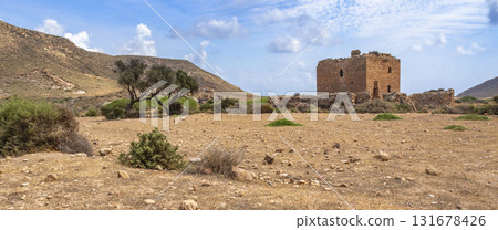 Tower of Los Alumbres, Cabo de Gata-Nijar Natural Park, Spain 131678426