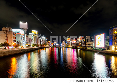 Fukuoka Prefecture, Hakata Nakasu night view 131678790