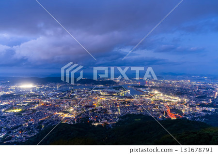 福岡縣皿倉山的夜景 131678791