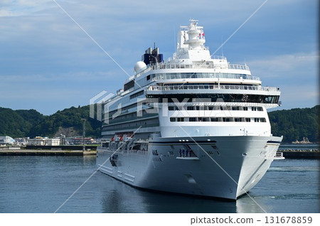 宮古港的早晨：豪華遊輪「飛鳥三號」抵達 131678859
