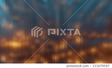 Orange Blue Motion Abstract Blurred Urban Light Texture Background 131679597