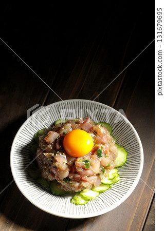 Spanish mackerel tartare Spanish mackerel tartare 131679695
