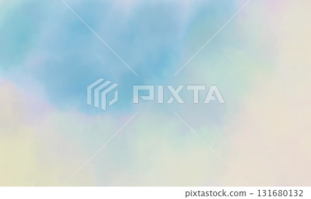 Watercolor texture background material horizontal blue yellow pink Watercolor texture background material horizontal blue yellow pink 131680132