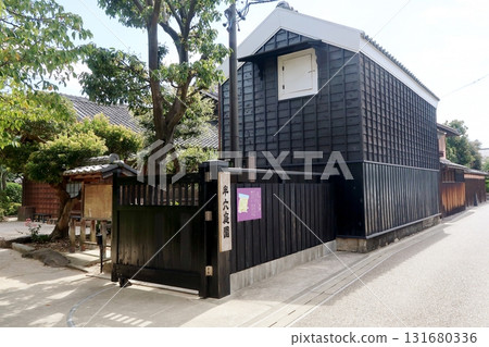 West entrance of Hanroku Garden in Handa City 131680336