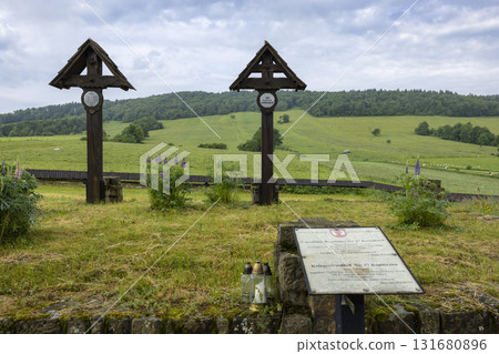 World War I military cemeteries cross, Uscie Gorlickie, Poland World War I military cemeteries cross, Uscie Gorlickie, Poland 131680896