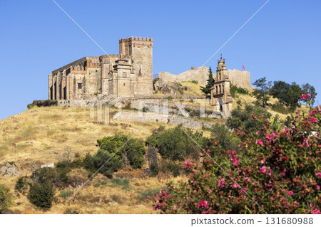 Santa Maria del Castillo and Guzman castle Aracena, Huelva, Spain Santa Maria del Castillo and Guzman castle Aracena, Huelva, Spain 131680988