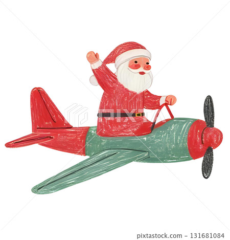 Santa Claus is on a plane Santa Claus is on a plane 131681084