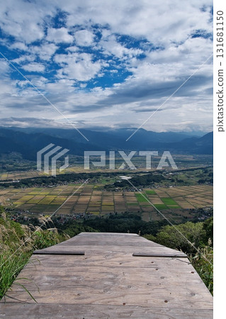 Spectacular views from Shinanodaira takeoff in Iiyama City, Nagano Prefecture 131681150