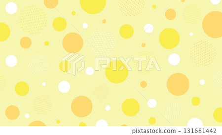 Cute and pop polka dot background 131681442