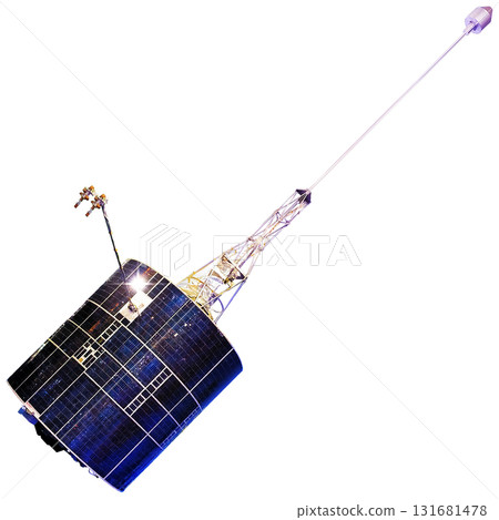 Military space navigation-communications satellite 131681478