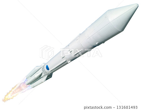 Space rocket lift off 131681493