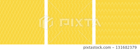 Orange pattern background set with horizontally long diamond-shaped frames surrounded by dots and expressed in size 131682379