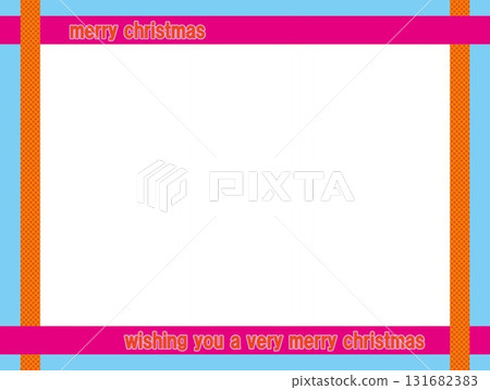聖誕快樂框架空白點 131682383