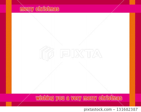 聖誕快樂框架空白點 131682387
