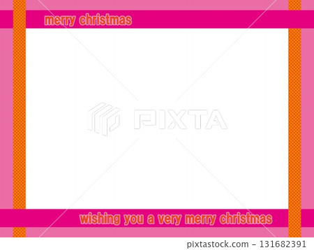 Merry Christmas frame white space dots Merry Christmas frame white space dots 131682391
